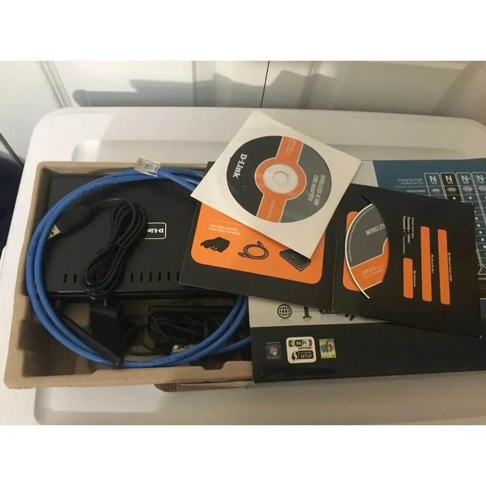 Wireless N‎ 300 Router Bundle D-Link DIR-615 USB Network Starter Kit - Picture 3 of 10